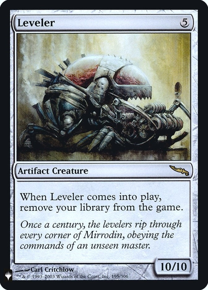 Image for Leveler (195) [The List Reprints] - Magic: The Gathering