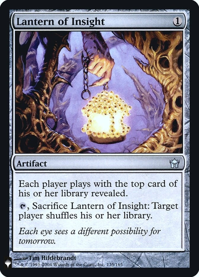 Image for Lantern of Insight (135) [The List Reprints] - Magic: The Gathering