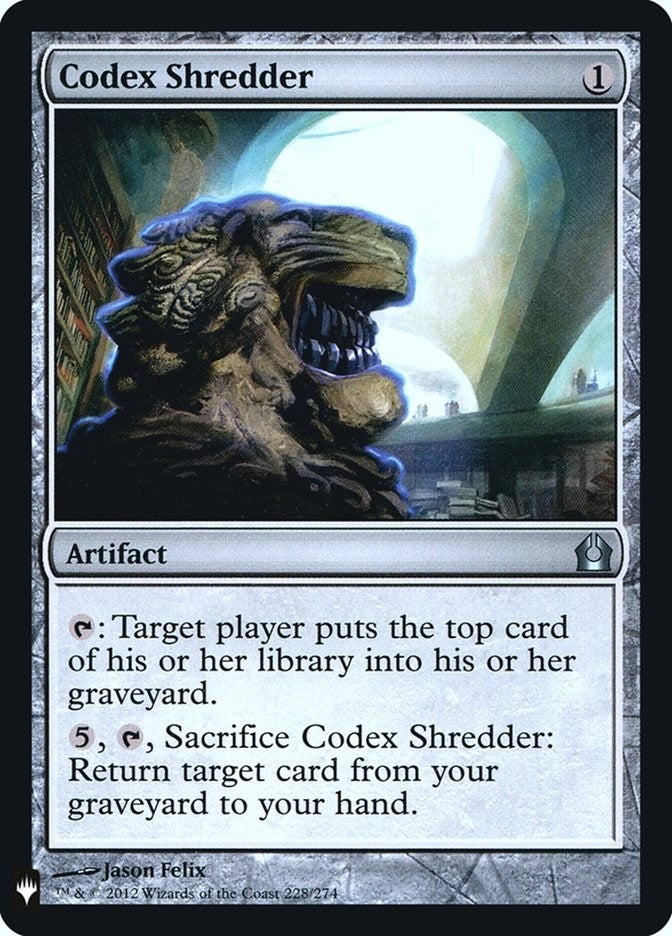 Codex Shredder (228) [The List Reprints]