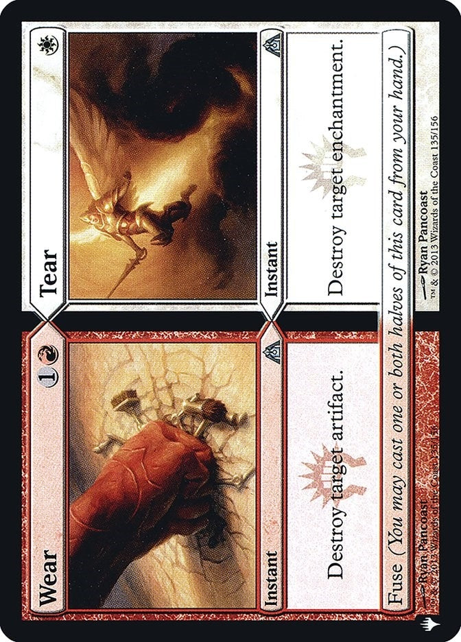 Image for Wear // Tear (135) [The List Reprints] - Magic: The Gathering