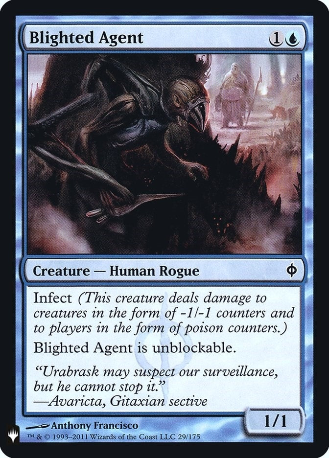 Image for Blighted Agent (29) [The List Reprints] - Magic: The Gathering