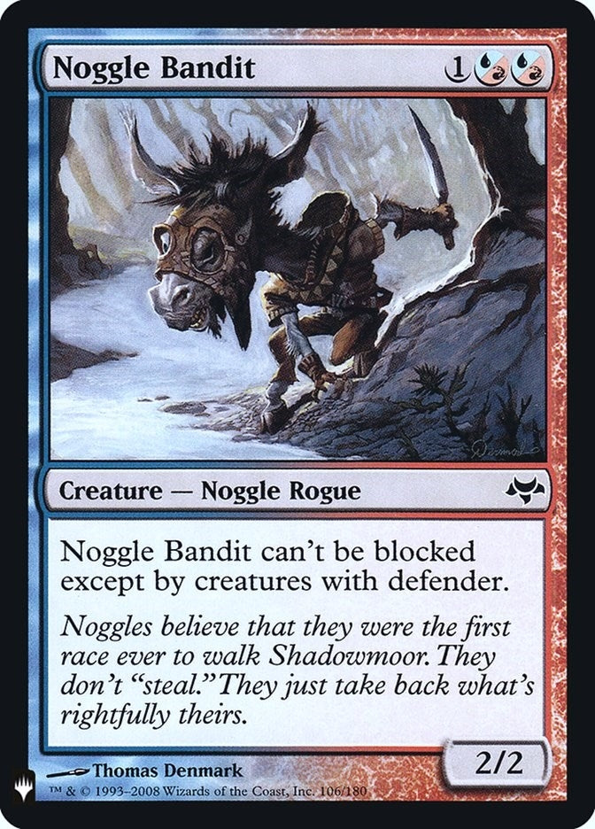 Image for Noggle Bandit (106) [The List Reprints] - Magic: The Gathering