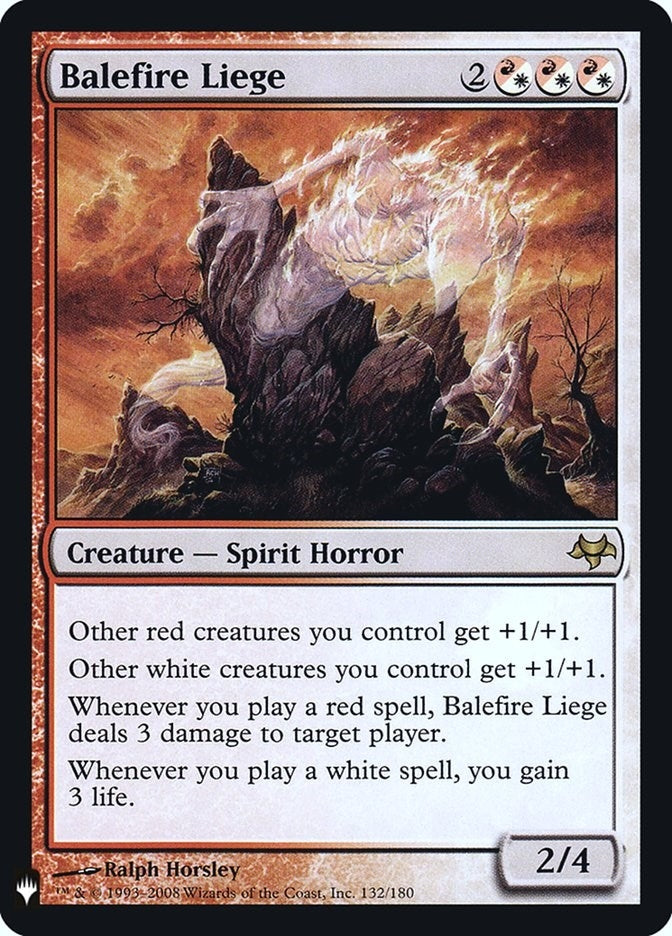 Image for Balefire Liege (132) [The List Reprints] - Magic: The Gathering