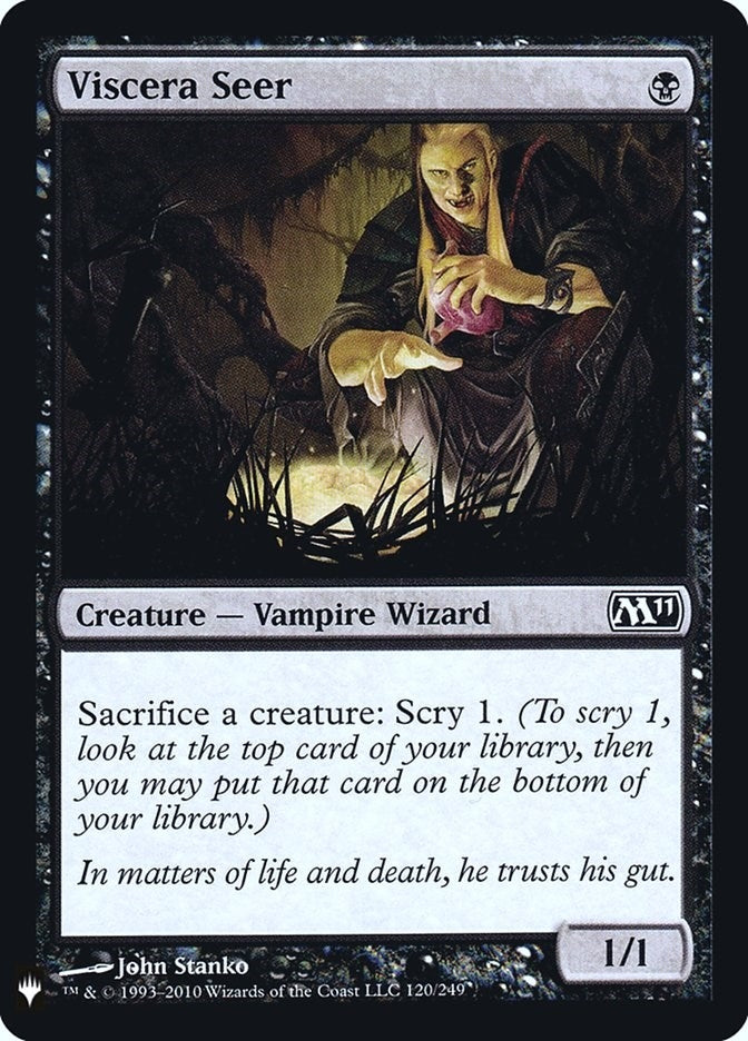 Image for Viscera Seer (120) [The List Reprints] - Magic: The Gathering