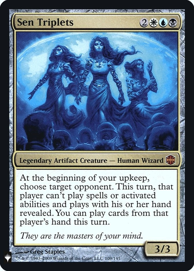 Image for Sen Triplets (109) [The List Reprints] - Magic: The Gathering