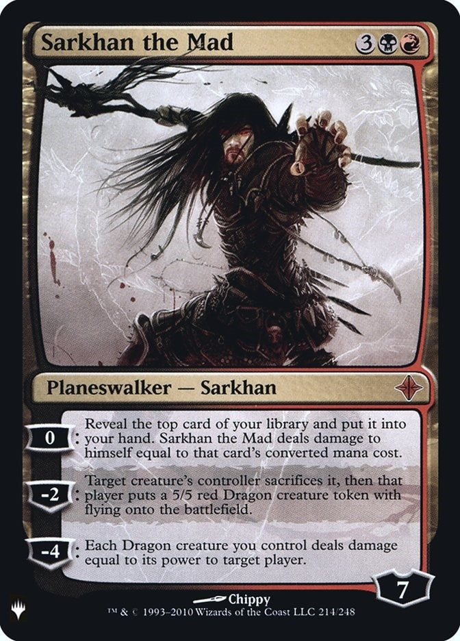 Image for Sarkhan the Mad (214) [The List Reprints] - Magic: The Gathering