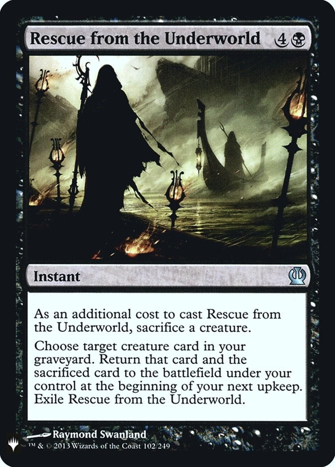 Image for Rescue from the Underworld (102) [The List Reprints] - Magic: The Gathering