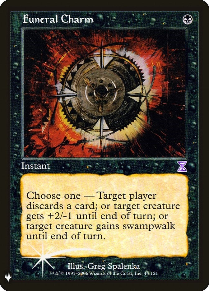 Image for Funeral Charm (44) [The List Reprints] - Magic: The Gathering