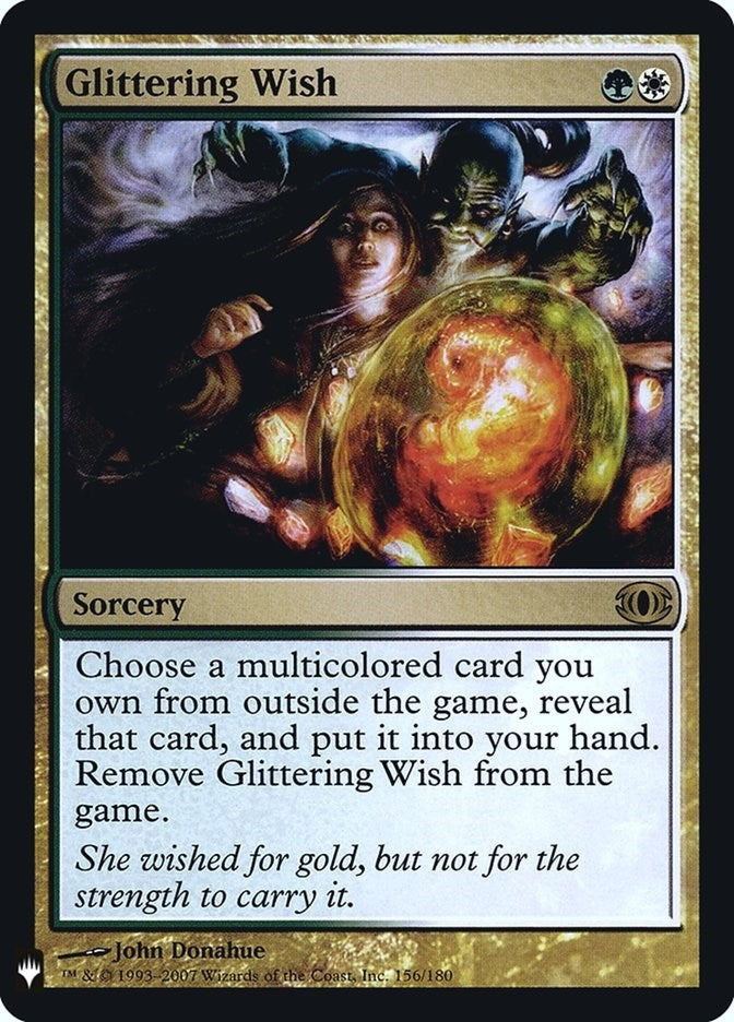 Image for Glittering Wish (156) [The List Reprints] - Magic: The Gathering