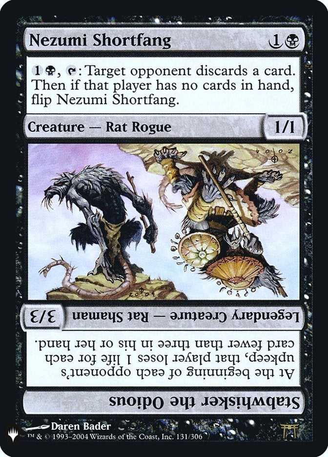 Image for Nezumi Shortfang // Stabwhisker the Odious (131) [The List Reprints] - Magic: The Gathering