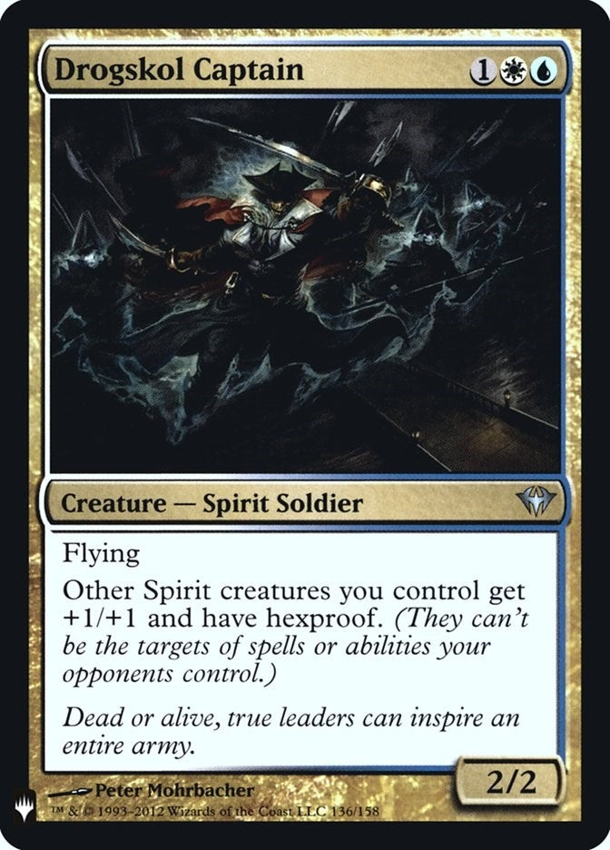 Image for Drogskol Captain (136) [The List Reprints] - Magic: The Gathering