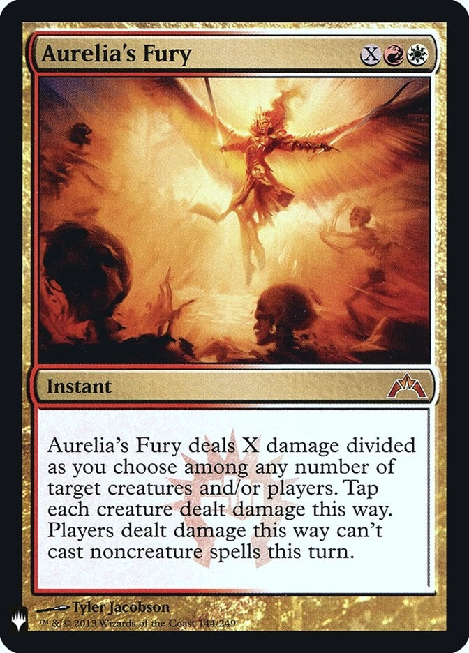Image for Aurelia's Fury (144) [The List Reprints] - Magic: The Gathering