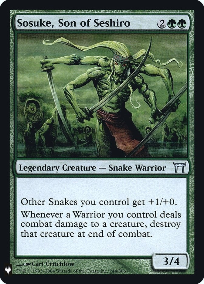 Image for Sosuke, Son of Seshiro (244) [The List Reprints] - Magic: The Gathering
