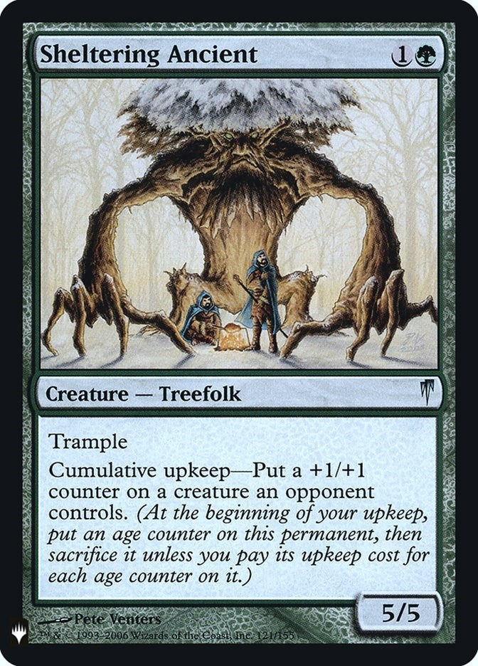 Image for Sheltering Ancient (121) [The List Reprints] - Magic: The Gathering