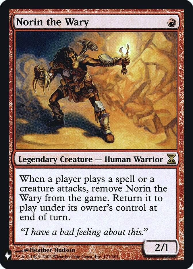 Image for Norin the Wary (171) [The List Reprints] - Magic: The Gathering