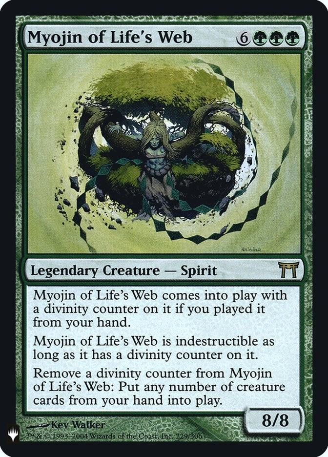 Image for Myojin of Life's Web (229) [The List Reprints] - Magic: The Gathering