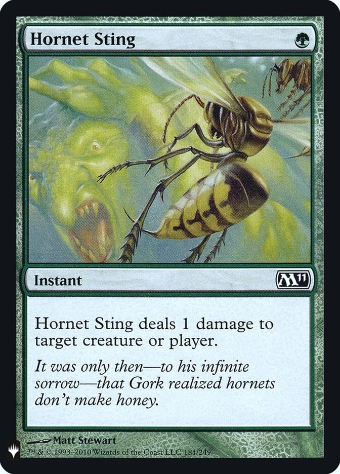 Image for Hornet Sting (181) [The List Reprints] - Magic: The Gathering