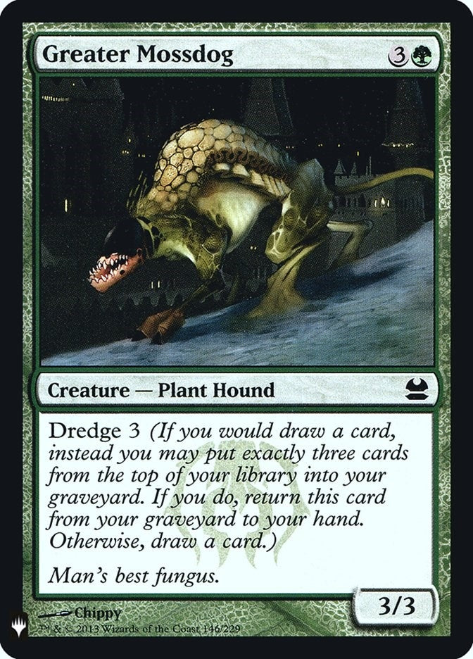 Image for Greater Mossdog (146) [The List Reprints] - Magic: The Gathering