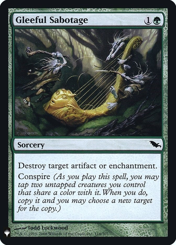 Image for Gleeful Sabotage (116) [The List Reprints] - Magic: The Gathering