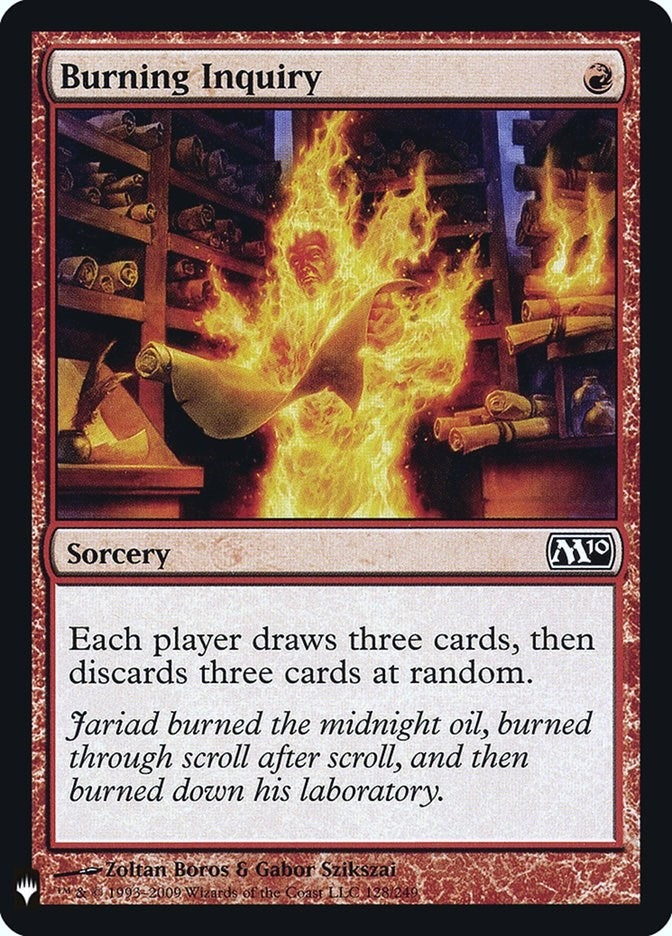 Image for Burning Inquiry (128) [The List Reprints] - Magic: The Gathering