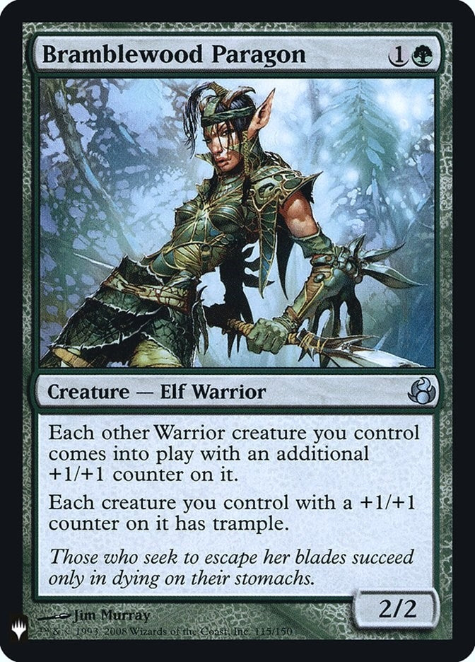 Image for Bramblewood Paragon (115) [The List Reprints] - Magic: The Gathering