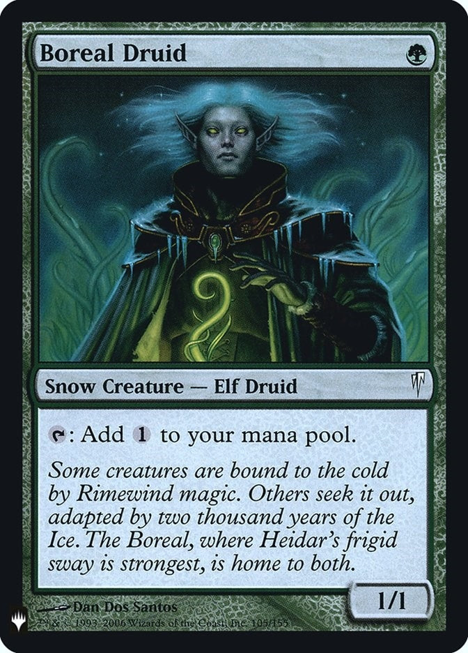 Image for Boreal Druid (105) [The List Reprints] - Magic: The Gathering