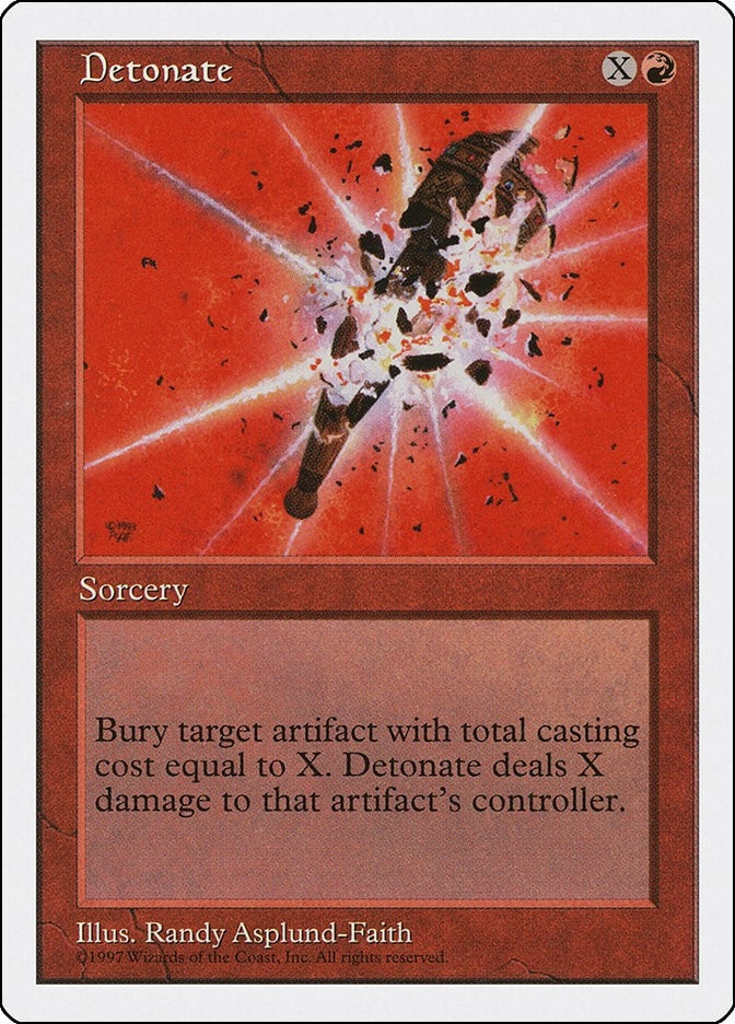 Image for Detonate [Fifth Edition] - Magic: The Gathering