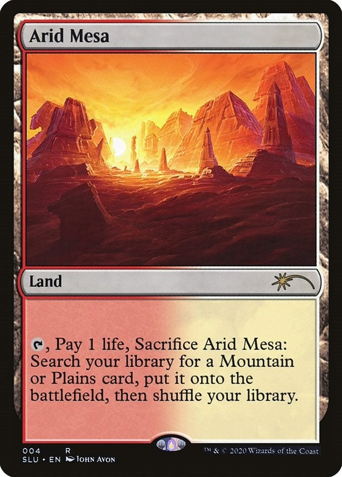 Image for Arid Mesa (4) [Secret Lair Series] - Magic: The Gathering