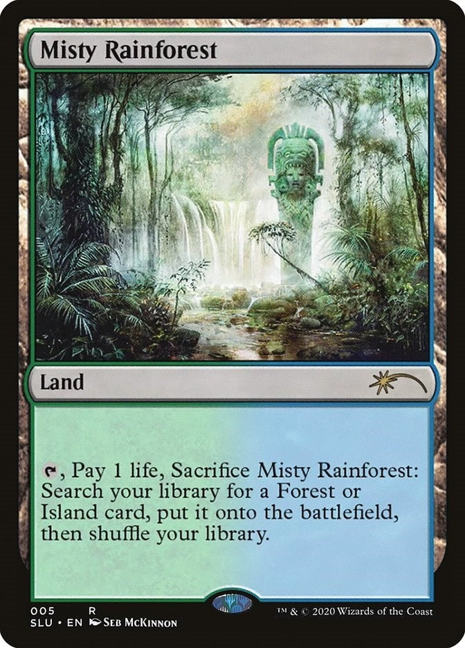 Image for Misty Rainforest (5) [Secret Lair Series] - Magic: The Gathering