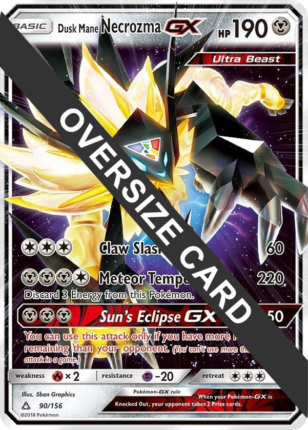 Image for Dusk Mane Necrozma GX (090/156) [Jumbo Cards] - Pokemon