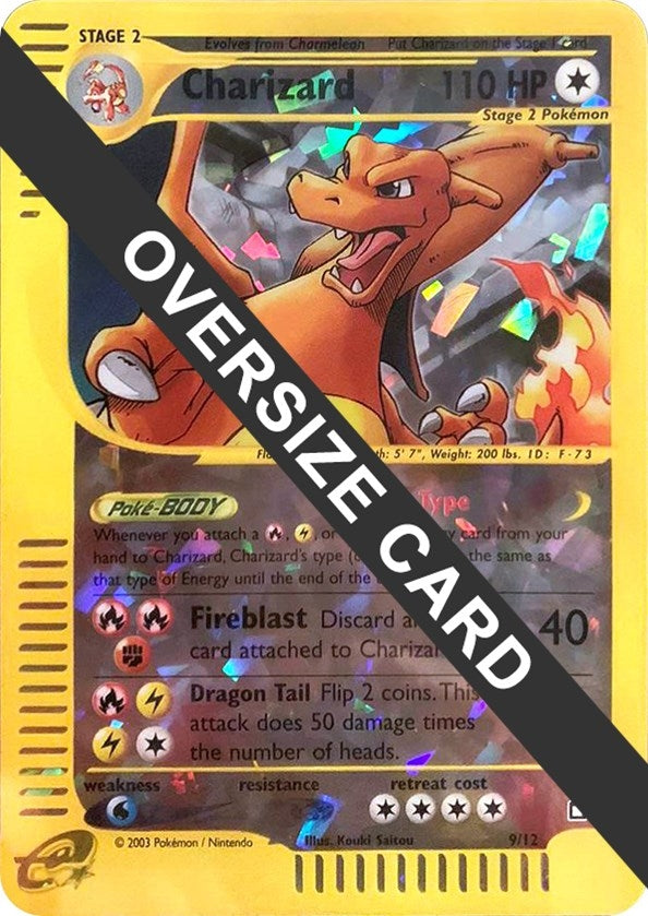 Image for Charizard - 9/12 (Box Topper) (009/012) [Jumbo Cards] - Pokemon