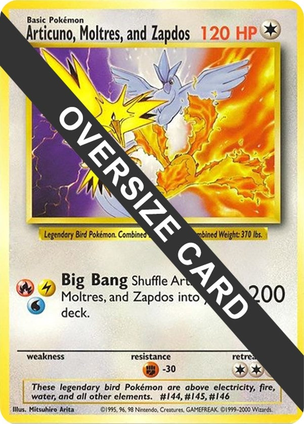Image for Articuno, Moltres, and Zapdos (Warner Bros. Promo) [Jumbo Cards] - Pokemon