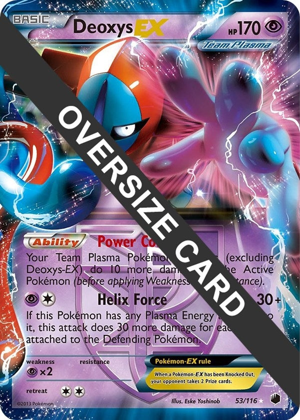 Image for Deoxys EX - 53/116 (Plasma Freeze) (053/116) [Jumbo Cards] - Pokemon