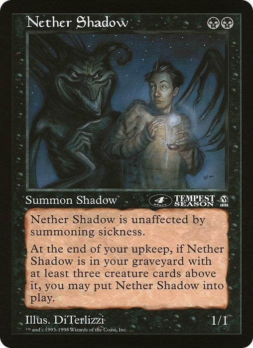Image for Nether Shadow (4th Place) (Arena League) [Oversize Cards] - Magic: The Gathering