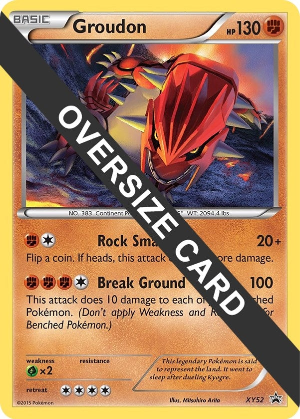 Image for Groudon - XY52 (XY Black Star Promo) (XY52) [Jumbo Cards] - Pokemon