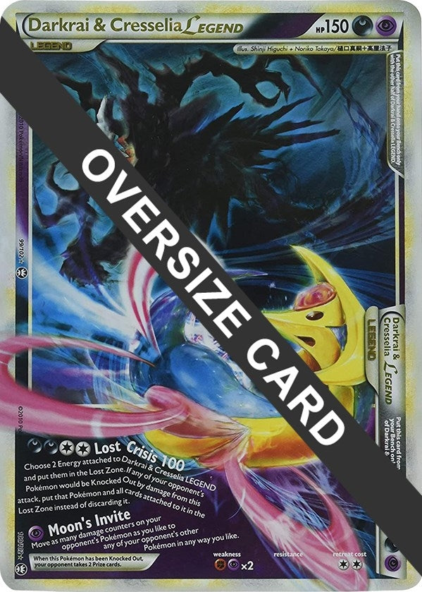 Image for Darkrai & Cresselia Legend - 99/102 & 100/102 (Single Oversized Promo) (099/102 & 100/102) [Jumbo Cards] - Pokemon