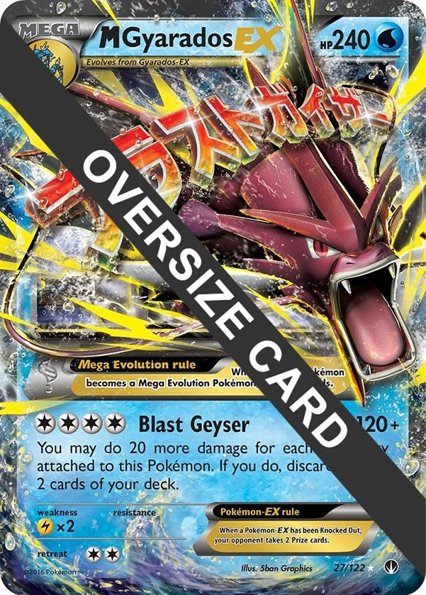 Image for M Gyarados EX (027/122) [Jumbo Cards] - Pokemon