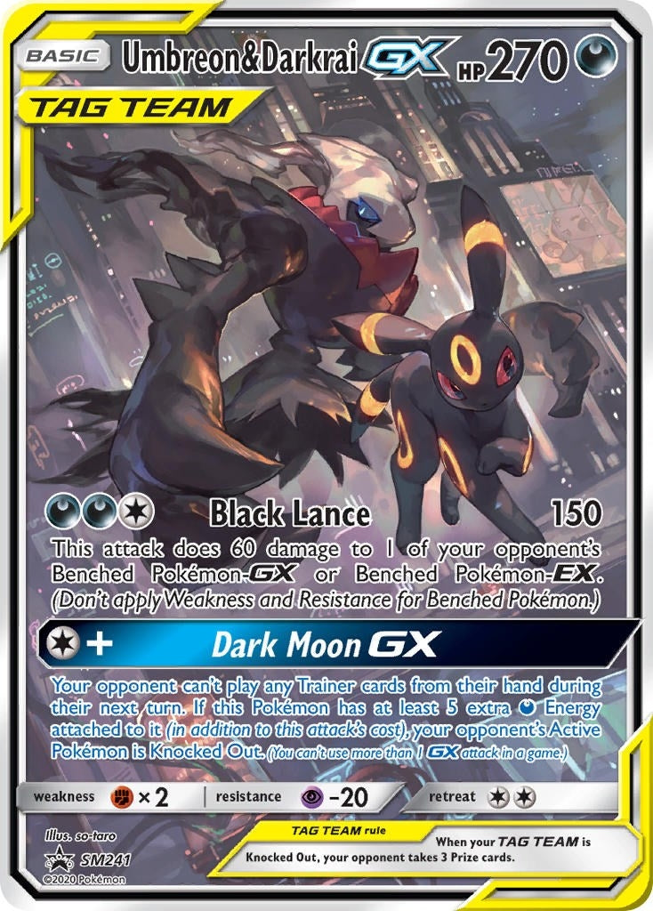 Image for Umbreon & Darkrai GX - SM241 (SM241) [SM Promos] - Pokemon
