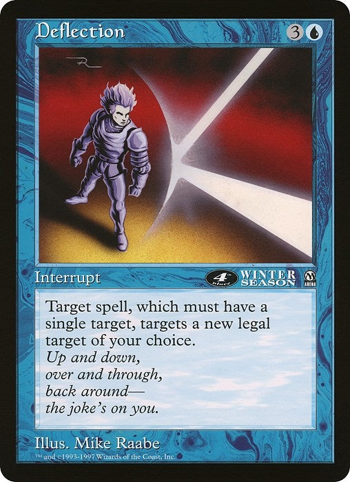Image for Deflection (4th Place) (Arena League) [Oversize Cards] - Magic: The Gathering