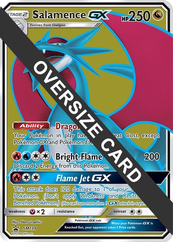 Image for Salamence GX - SM139 (SM Black Star Promo) (SM139) [Jumbo Cards] - Pokemon