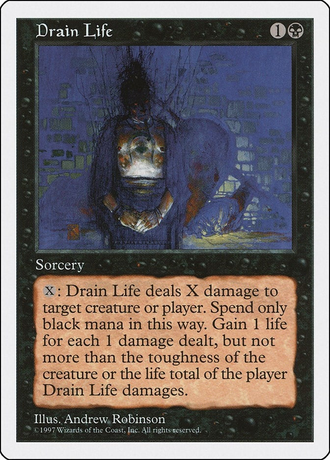 Image for Drain Life [Fifth Edition] - Magic: The Gathering