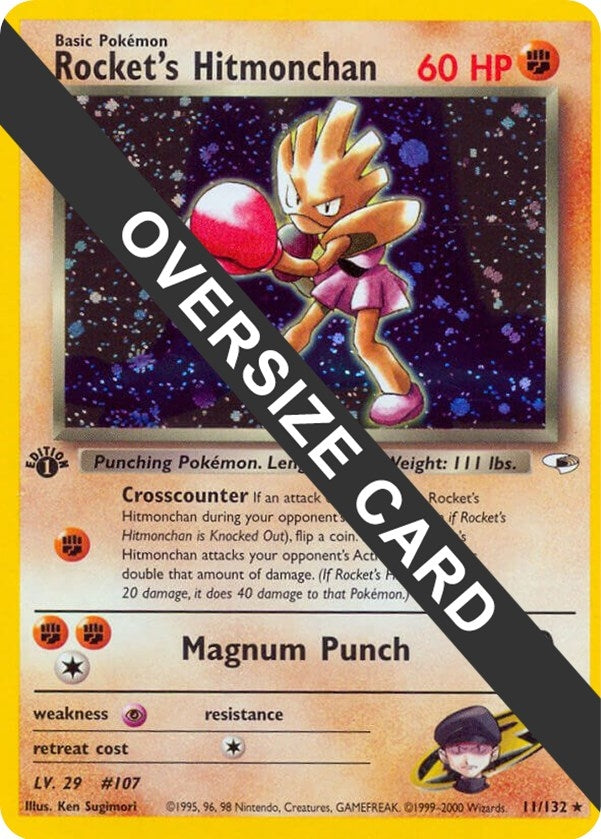 Image for Rocket's Hitmonchan (011/132) [Jumbo Cards] - Pokemon