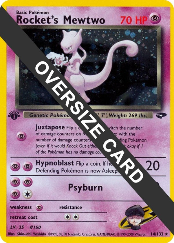 Image for Rocket's Mewtwo (014/132) [Jumbo Cards] - Pokemon