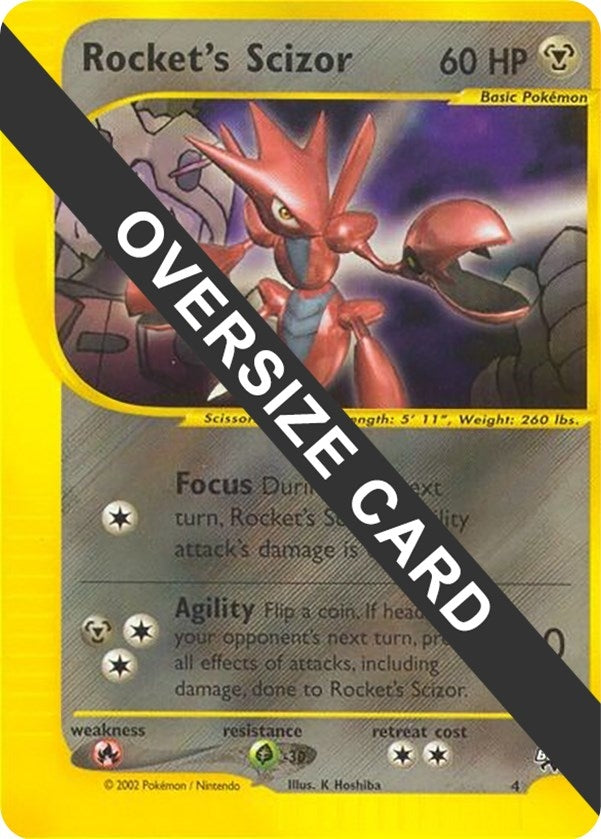 Image for Rocket's Scizor - 4 (004) [Jumbo Cards] - Pokemon