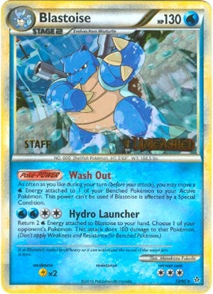 Image for Blastoise - 13/95 (Prerelease) [Staff] (13/95) [HGSS Promos] - Pokemon