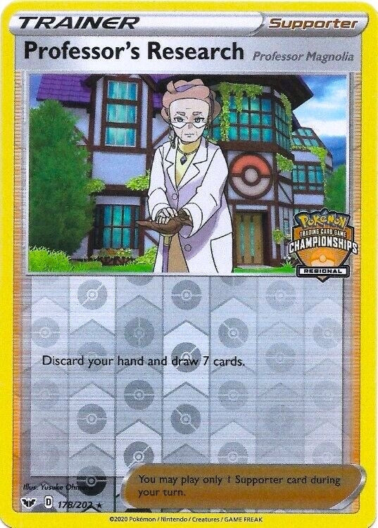 Image for Professor's Research - 178/202 (Regional Championships) (178/202) [League & Championship Cards] - Pokemon