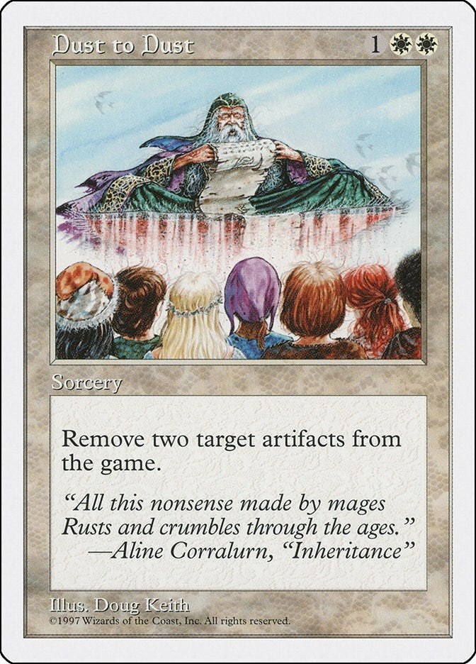 Image for Dust to Dust [Fifth Edition] - Magic: The Gathering
