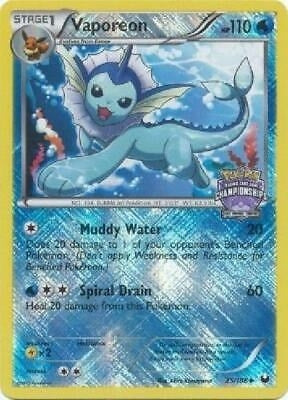 Image for Vaporeon - 25/108 (State Championships) (025/108) [League & Championship Cards] - Pokemon
