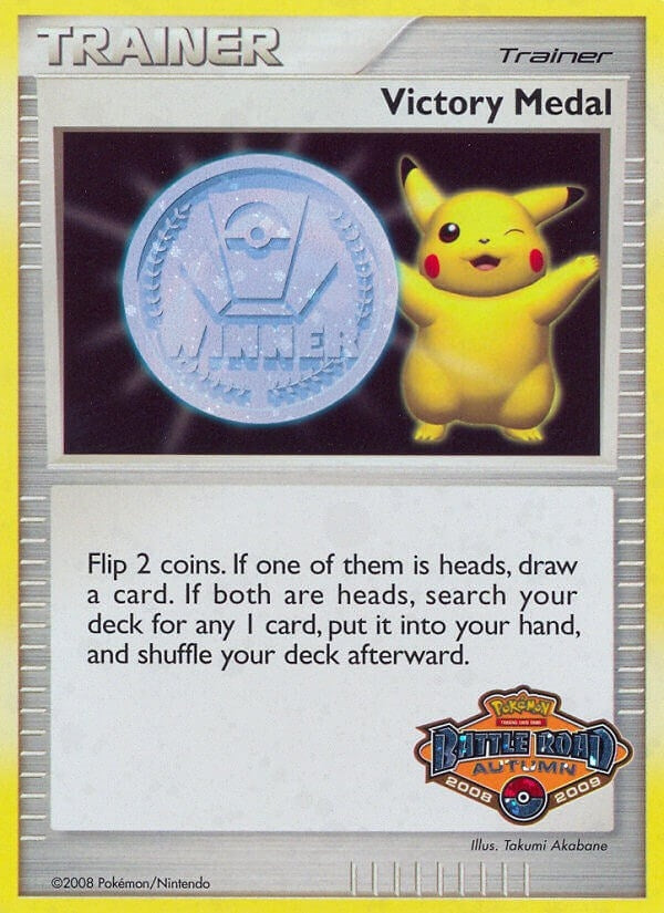 Image for Victory Medal - 2008-2009 (Battle Road Autumn) [League & Championship Cards] - Pokemon