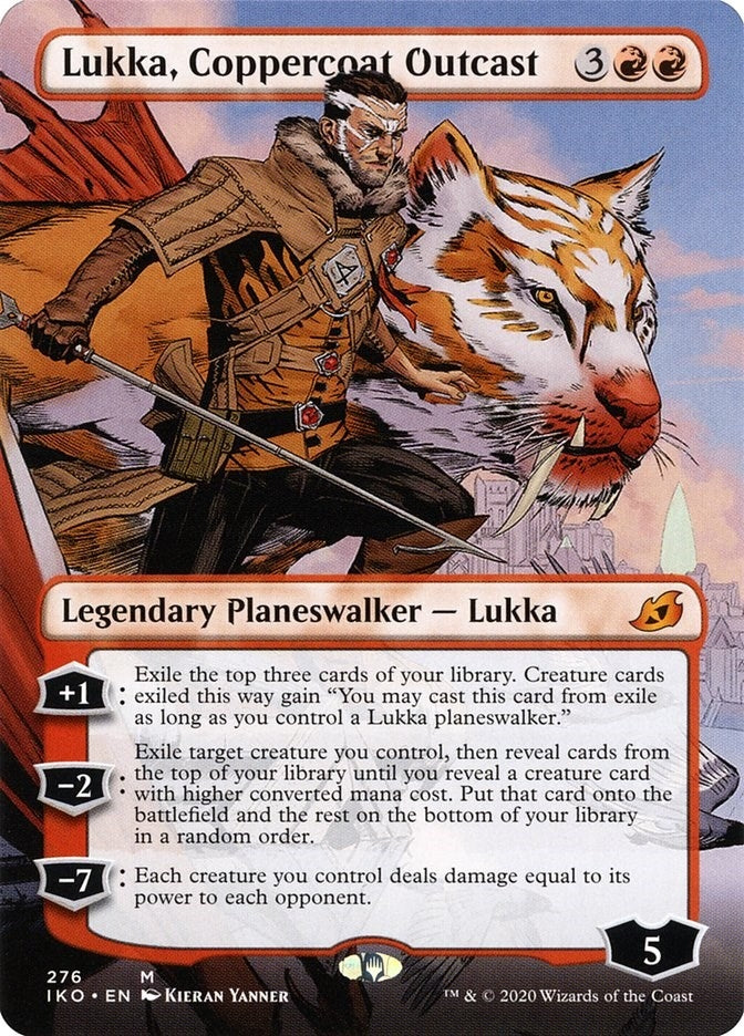 Lukka, Coppercoat Outcast (Borderless) (276) [Ikoria: Lair of Behemoths]